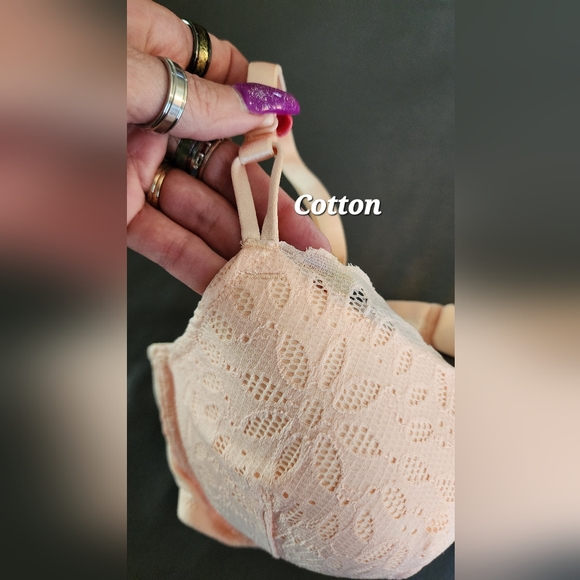 Victoria's Secret Lined Demi Bra Sz 38C NWT Peach - Picture 2 of 3